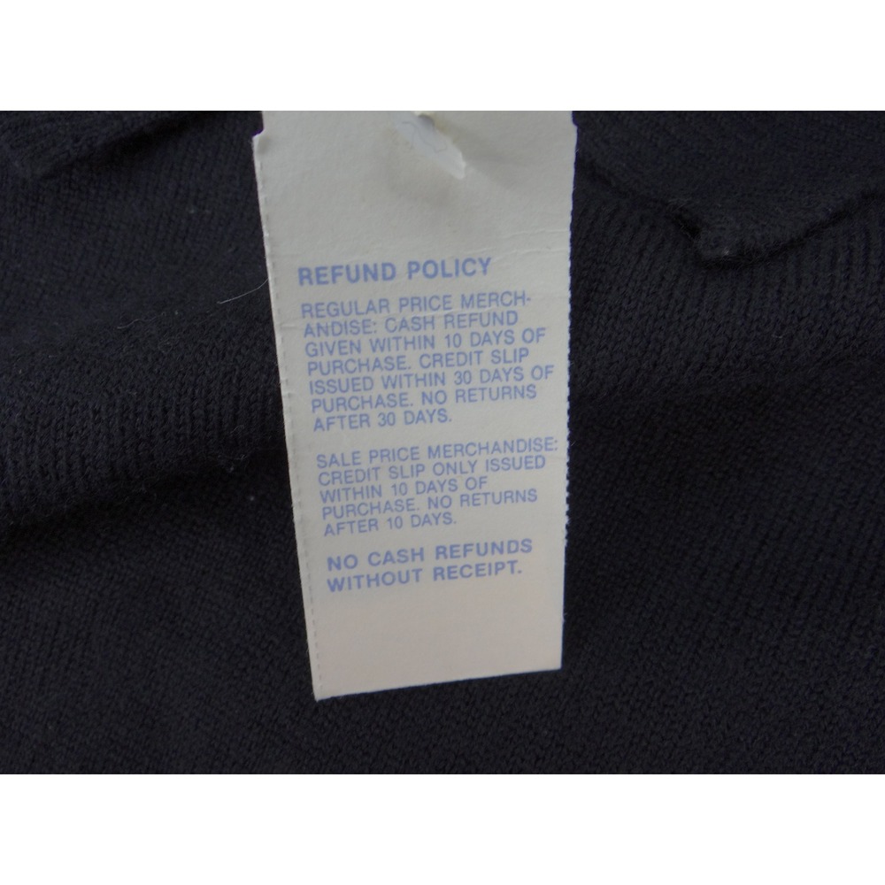 Ann Tjian for Kenar Vintage Black Lambswool Beaded Rhinestone Sweater Medium - Picture 9 of 9